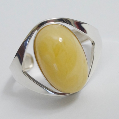 Lemon Zest - The Citrine Embrace 925 Sterling Silver Bangle